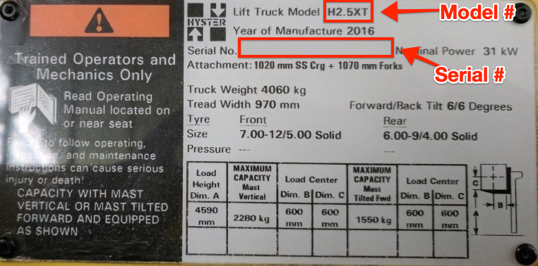 Hyster-Data-Plate